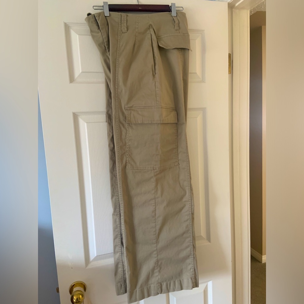 Calvin Klein jeans high rise wide leg cargo pants - Picture 3 of 10